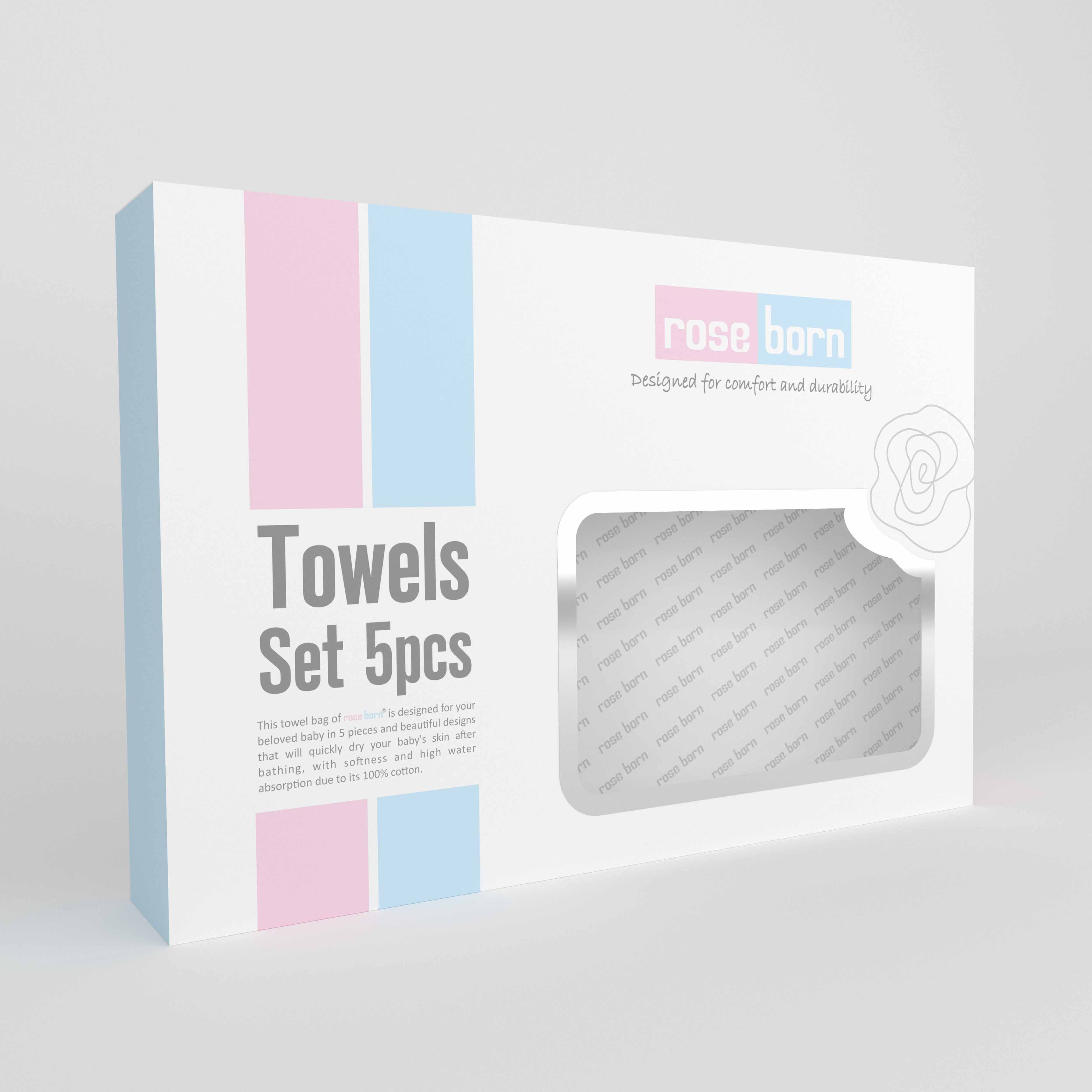 سرویس حوله پنج تکه Little Bunny